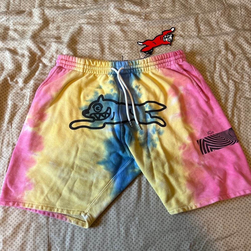 BBC Icecream Running Dog Tie-Dye Shorts- XXL